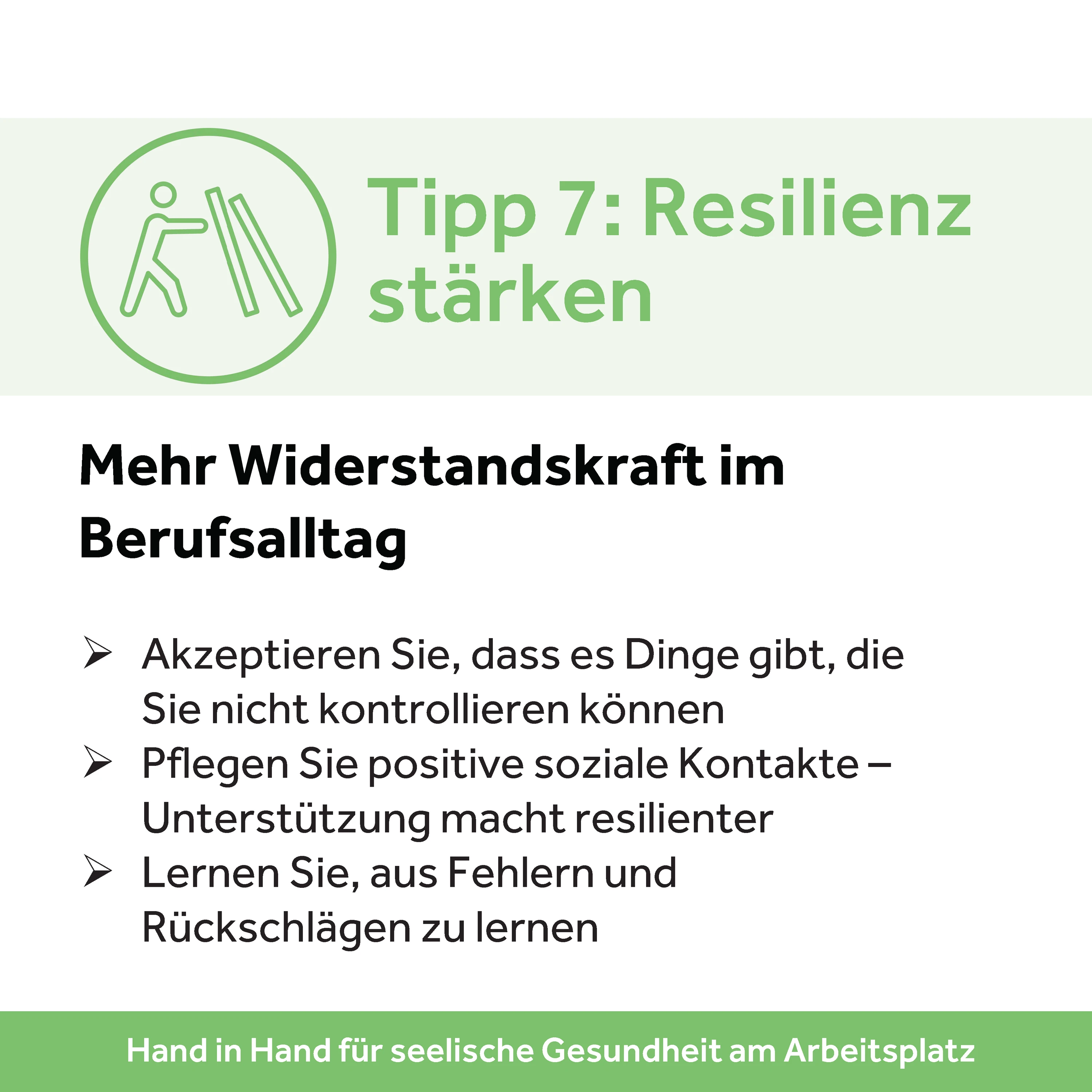Resilienz st&auml;rken: Mehr Widerstandskraft im Berufsalltag